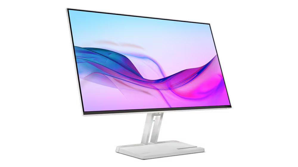 Lenovo l27i-4a monitor na delovni mizi za pisarniško uporabo